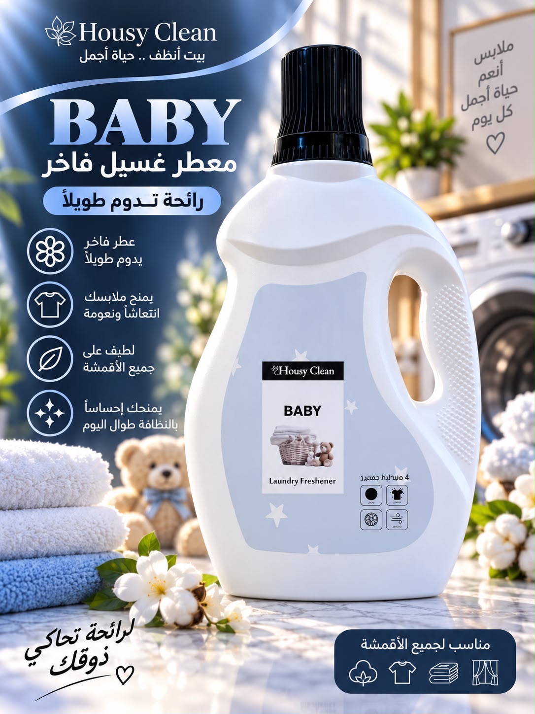 معطر غسيل لطيف - بيبي (Baby Powder)